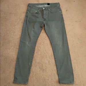 Gray skinny jeans